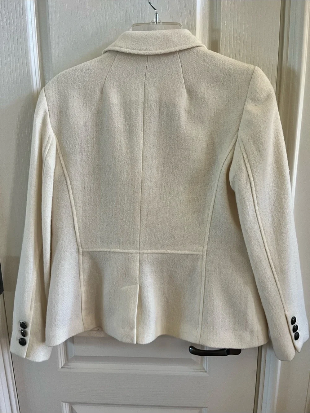 Talbots Winter white blazer, 8P